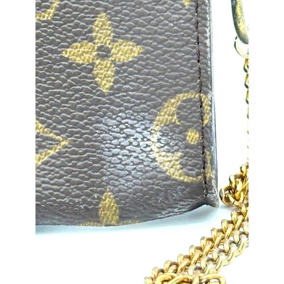 Louis Vuitton Monogram Toiletry Pouch 15*Great Shape and Unbranded Chain! - Picture 5 of 8